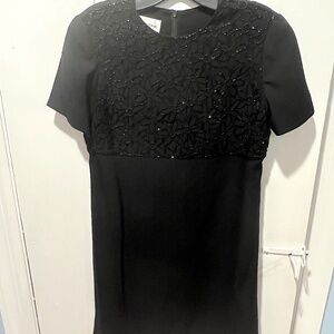 Evan Picone Beaded Cocktail Dress, size 10P